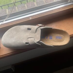 Taupe Birkenstock Clogs